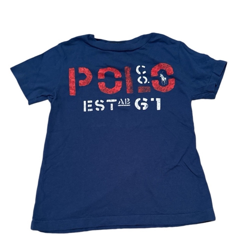 Ralph Lauren Red and Blue Kids Tee